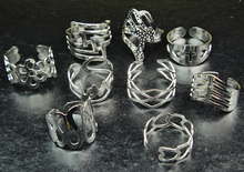Fashion 50pcs Mix Style Adjustable Rings or Toe Rings Wholesale Jewelry Lots A 003