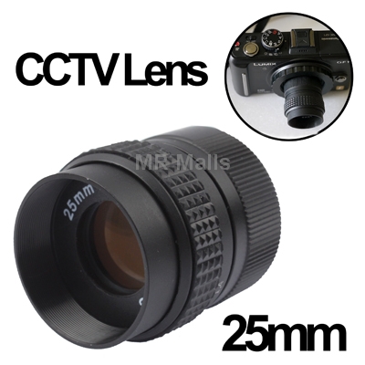 High Quality 25mm F1 4 1 2 inch CCTV C Mount CCTV Camera Lens