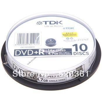 Hot sale,High quality A+ Recordable Blank disc TDK white DVD+R,Blank ...