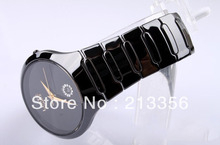 USA HOT SELLING E C TUNGSTEN JEWELRY WOMEN MENS BLACK CERAMIC WRISTWATCHES HIS OR HER BEST
