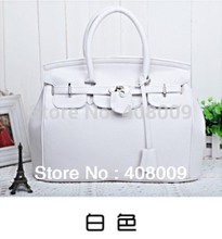 Hot Celebrity Girl Faux Leather Handbag Tote designers brand lock Retro Handbags shoulder bag messenger shoulder