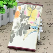 Limited edition quality embroidery wallet holiday gifts suzhou embroidery jewelry bag commercial