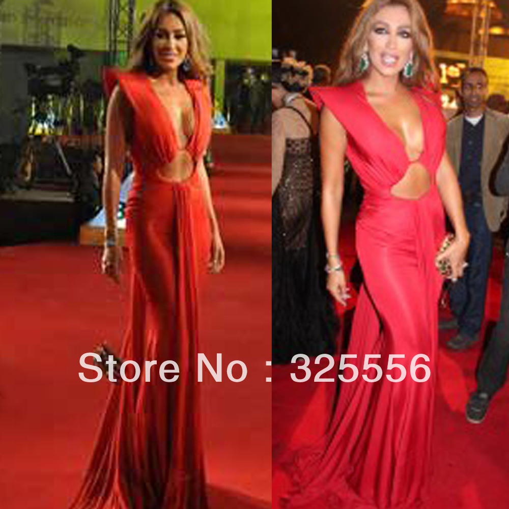 Custom-Made-Celebrity-Dress-Long-Chiffon-Sexy-Red-Prom-Dresses ...