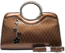 NEW ARRIVAL!LAORENTOU women’s bag_2013 fashion totes_flower/floral decoration_zipper open pocket_graceful handbag