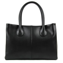Genuine Leather Handbag Woman Messenger Bag Super High Quality Brand  Luxury Calfskin Black Cowhide Totes Free shipping