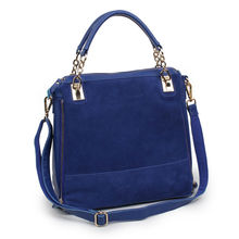 Free Shipping 2013 New Autumn Winter Genuine Leather Woman  Handbag Luxury Black Brown Messenger  Bag ladie’s Totes