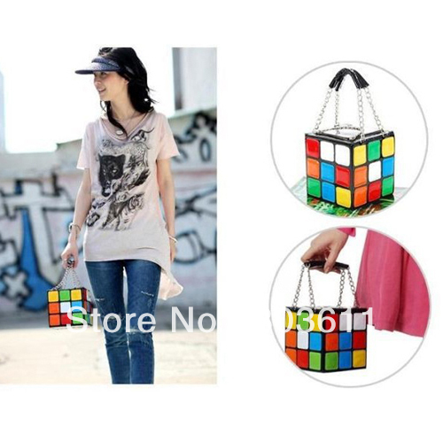 Women Ladies Fashion Korea Style PU Leather Zipper Closure Handbag