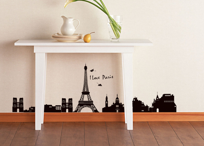 diy paris DIY Home  Room Sticker Eiffel  decor Decor Tower Mural 1311032915 Wall Paris  room