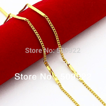 jP086 2013 New Unique Solid Uinsex 24K Gold Plated Necklace Marriage Accessories High Quality Plated Gold