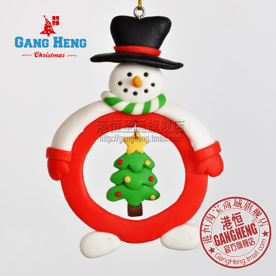 Christmas tree bundle decoration 10.5 7cm enamel christmas snowman 25g ...