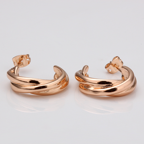 Free-shipping-Rose-gold-earrings-Fashion-jewelry-18-k-gold-earrings ...