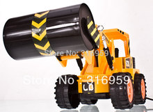 New Wired Control truck Simulation Road Roller 4 wheel Steamroller Truck Engineering Roller truck model electronic