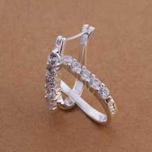 Lose Money Promotions Wholesale 925 silver earing fashion jewelry Cute Zircon earring For Women SMTE312
