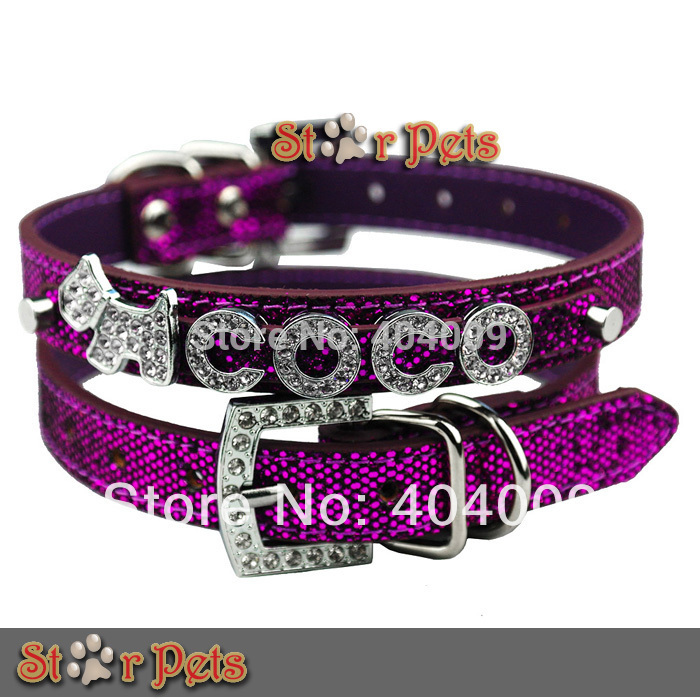 Bling-Personalized-Pet-Dog-Collar-Rhinestone-Customized-Free-Name ... Bling-Personalized-Pet-Dog-Collar-Rhinestone-Customized-Free-Name ...