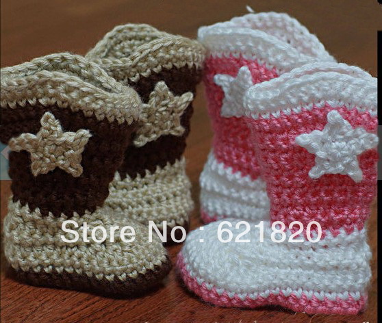 botas vaqueras tejidas