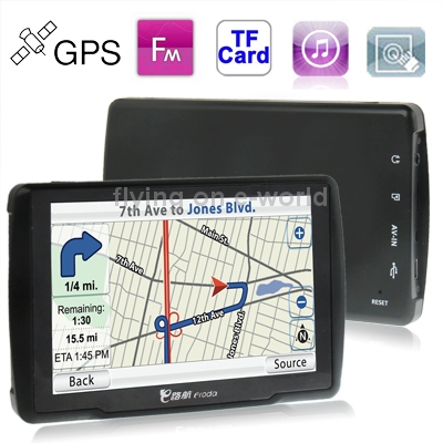 X7 5 0 inch 800 x 480 Pixels TFT Touch Screen Car GPS Navigator 4GB Memory