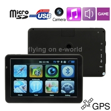 7.0 inch Touch Screen Vehicle DVR Digital Video Recorder GPS Navigation with Dual TF Card Slot, Free 4GB TF Card and Map