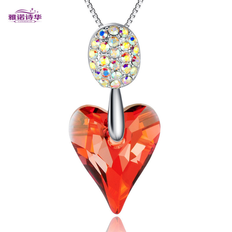 Cupid austria crystal necklace lucky crystal necklace short design female accessories limited edition