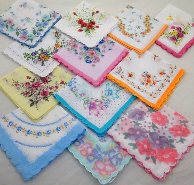 Wholesale Ladies Hankies Handkerchiefs