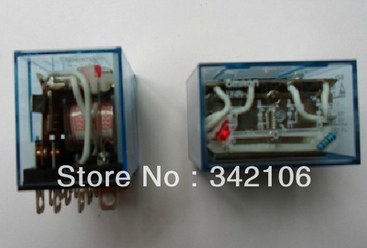 Купить 5pcs промежуточных реле мини Реле электромагнитное реле ly4nj ...