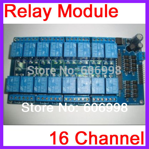 16 Channel 5V Relay Module 10A AC250V for 8051 PIC ARM DSP PLC ARM MSP430 PLC