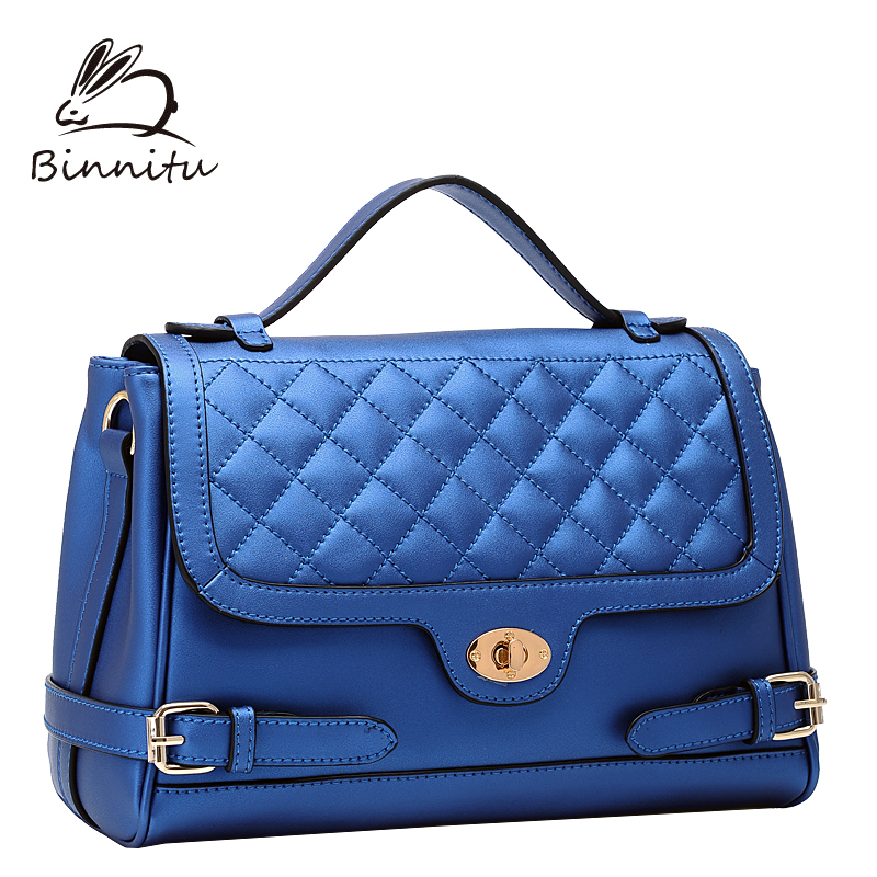 Free shipping Bunny 2013 women s cowhide bags embroidery portable plaid cross body bag trend women