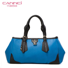 Free shipping new 2013 women’s handbags shoulder handbag british style color block lock bag messenger bags