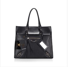 Free shipping new 2013 women s handbag fashion vintage 2013 cowhide female handbag genuine leather bag