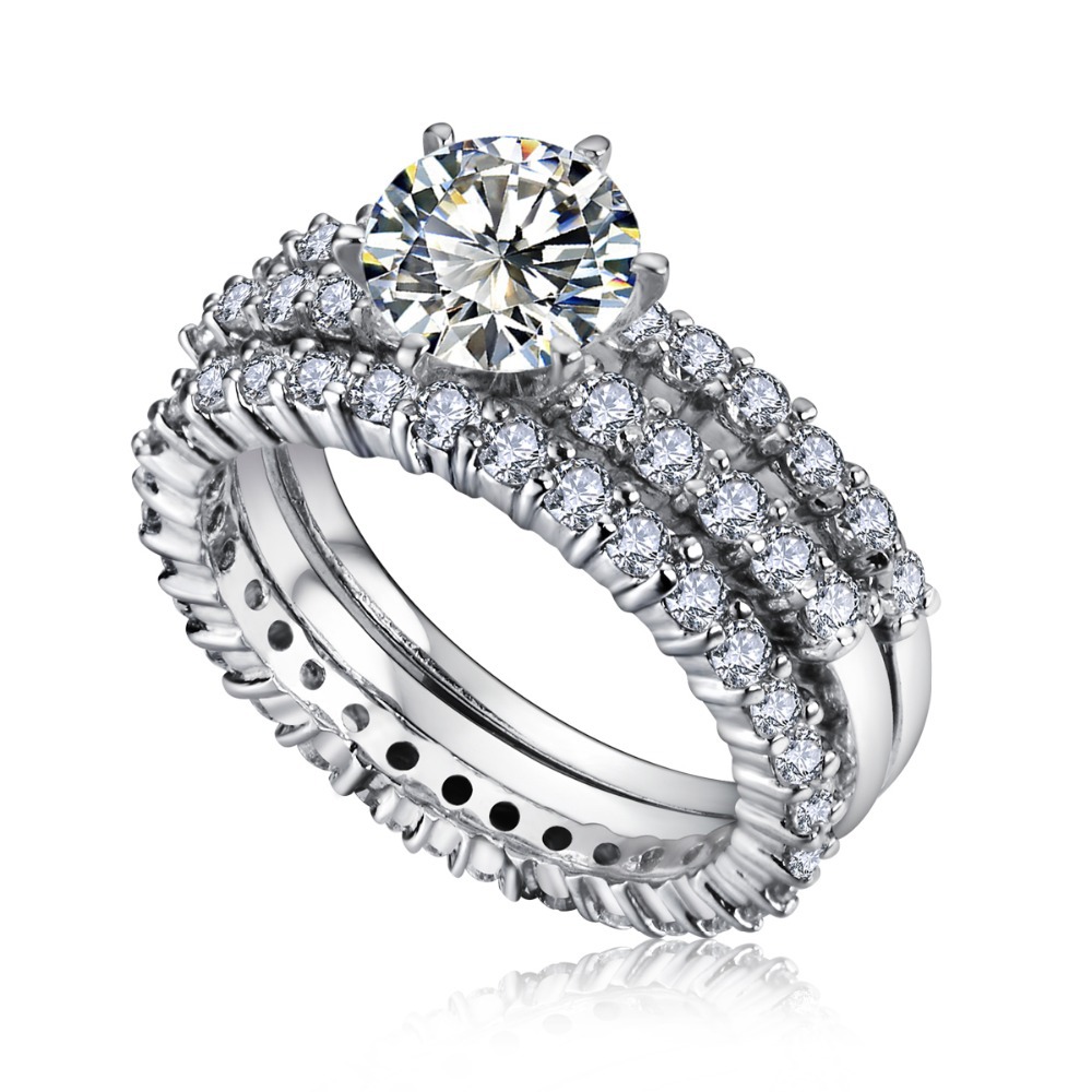 ... -tricyclic-Six-claw-inlay-Moissanite-Engagement-Wedding-Rings-for.jpg