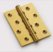 Free Shipping brass Hinges for timber door Metal Door 3mm thickness Low Noise 4inch 3inch 2