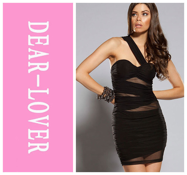 ... celebrity-dresses-Forplay-Black-Mesh-Zig-zag-Mini-Dress-LC2630-Cheap