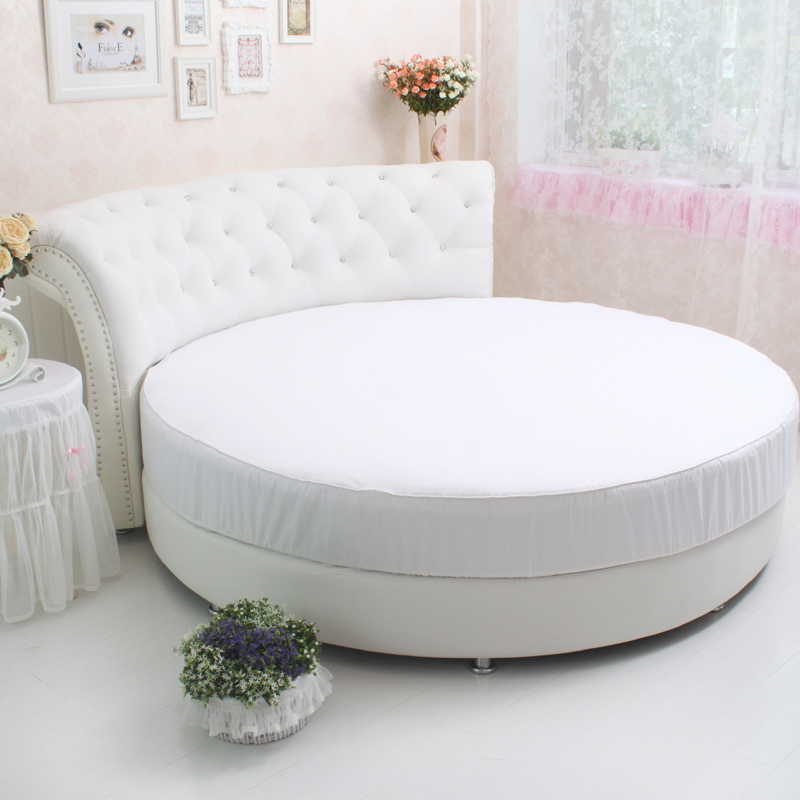 Round bed fitted circle bedding bedspread bed sets fitted customize ...