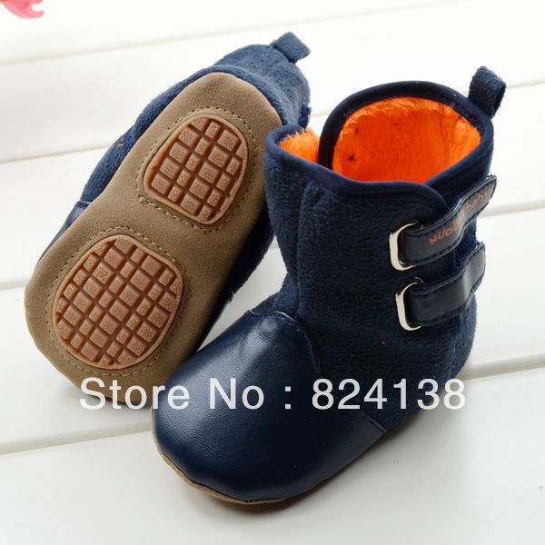 Autumn toddlers Baby Shoes rubber Kids For Sole  boots for 0 12M.jpg Pre slippers Rubber sole walker