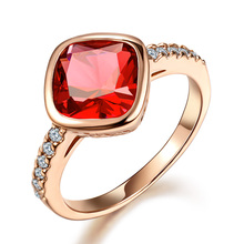 New arrival 2013 honorable ruby crystal zirconium diamond ring female gift ka19