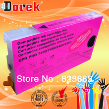 5pcs/lot,T6122-T6124 ink cartridge with Specialized Pigment Ink For stylus pro 7400 pro 9400 wide format printer ink