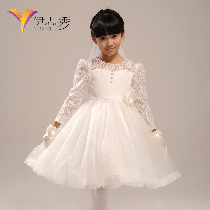 dress flower girl wedding winter