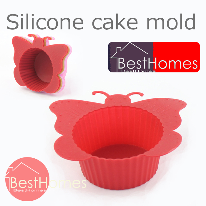 2013 Free Shipping diy butterfly shape silicone molds for ...