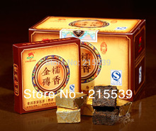 [GRANDNESS] 2013, 72pcs Mini Golden Square Brick Glutinous Rice Flavor Shu Ripe Puerh Puer Tea, Menghai Pu er Pu erh Tea 400g