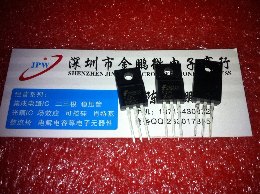 Купить 30pcs fqpf8n60c 8n60c 8a600v n канальный mosfet новой к 220f в ...