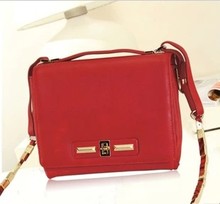 2013 aimali5677 fashion crocodile pattern color block neon candy color shoulder bag