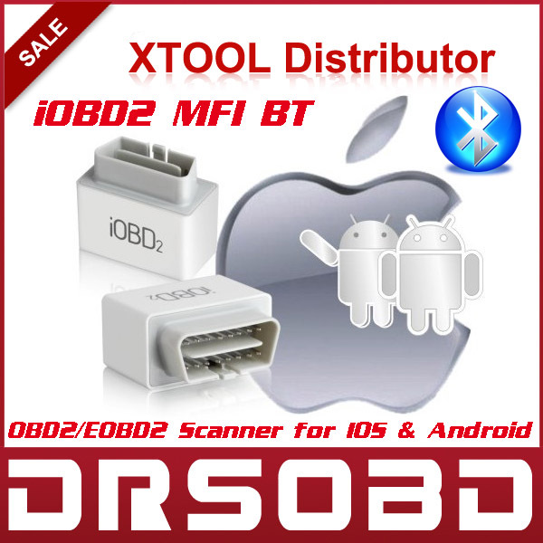 Купить 100 оригинальный xtool iobd2 МФО bt obd2 / eobd2 сканер для ios