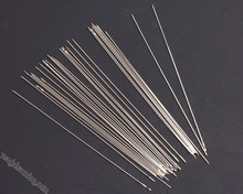 0.45mm Steel Needle, Steel, 80mm per piece, 30 pieces per bag, 1 bag for 1 lot, Sold per lot.