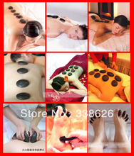 Best selling 16pcs packing hot sell body Energy Massage stones massage stone set hot stone 1Pcs