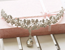 The bride accessories necklace bridal accessories hair accessory marriage wedding alloy necklace 7411