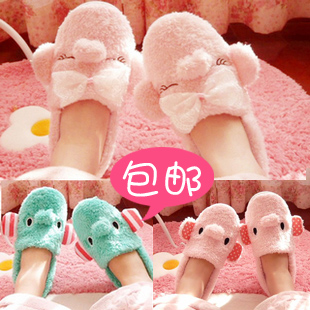 Autumn and winter soft outsole cartoon bag month of shoes slip resistant maternity cotton padded shoes