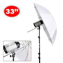 2PCS free shipping Brand New 33 inch 84cm White soft diffuser Umbrella for Camera Photo