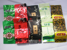 Chinese tea package free mail bring pleasant feeling Ten pack five different flavors free shopping