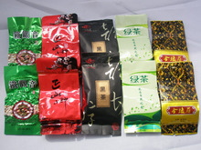 Chinese tea package free mail bring pleasant feeling Ten pack five different flavors free shopping