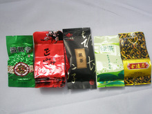 Chinese tea package free mail bring pleasant feeling Ten pack five different flavors free shopping