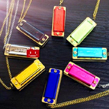  Free Shipping Fashion Jewelry World s smallest mini harmonica harmonica